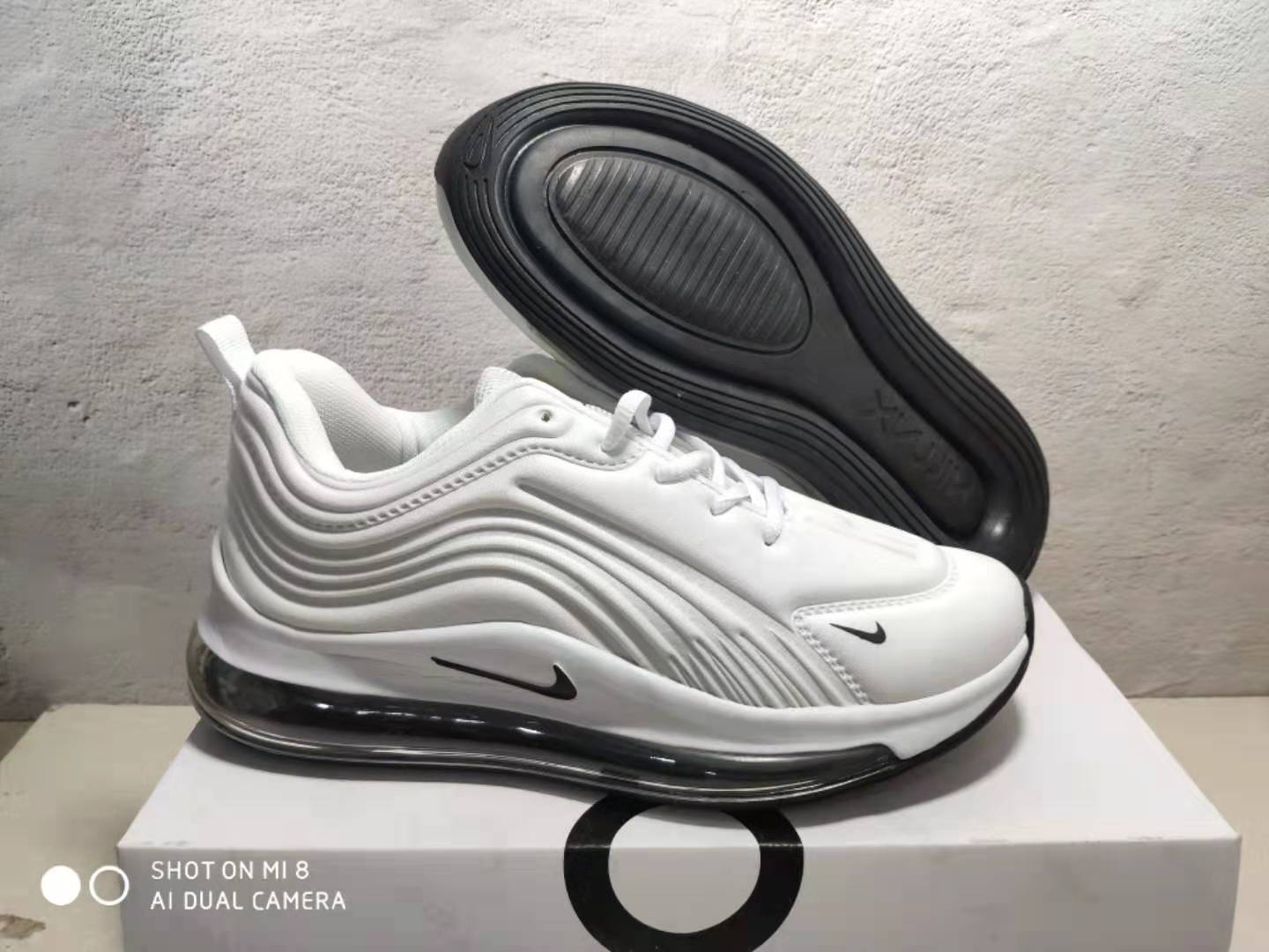 2020 Nike Air Max 720 Cushion White Black Shoes